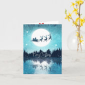 Kerstmis Kaart (Gele Bloem)