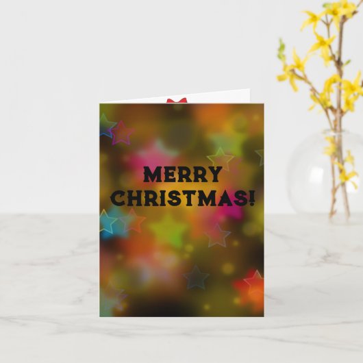 Kerstmis Kaart (Gele Bloem)