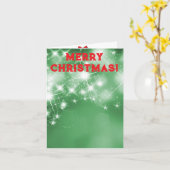 Kerstmis Kaart (Gele Bloem)