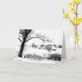 Kerstmis Kaart (Gele Bloem)