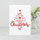 Kerstmis Kaart (Staand voorkant)