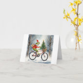 Kerstmis Kaart (Gele Bloem)