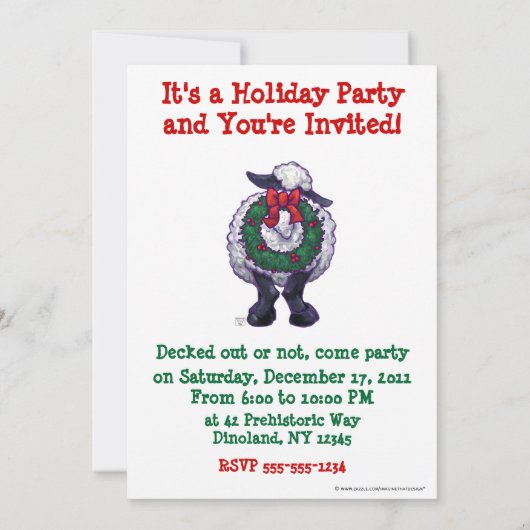 Kerstmis Kaart (Achterkant)