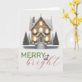 Kerstmis Kaart (Gele Bloem)