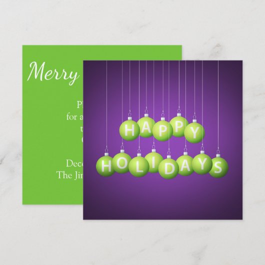 Kerstmis Kaart (Voorkant / Achterkant)