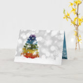 Kerstmis Kaart (Gele Bloem)