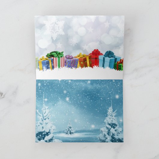 Kerstmis Kaart (Binnen)