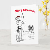 Kerstmis Kaart (Gele Bloem)