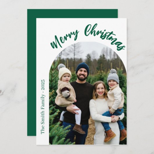 Kerstmis kaart (Voorkant / Achterkant)