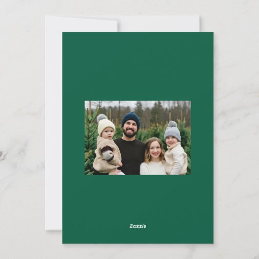 Kerstmis kaart (Achterkant)