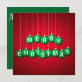 Kerstmis Kaart (Voorkant / Achterkant)