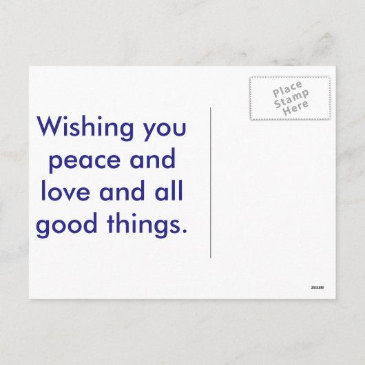 Kerstmis kaart (Achterkant)