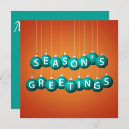 Kerstmis Kaart (Voorkant / Achterkant)