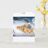 Kerstmis Kaart (Gele Bloem)