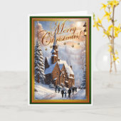 kerstmis kaart (Gele Bloem)