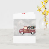 Kerstmis Kaart (Gele Bloem)