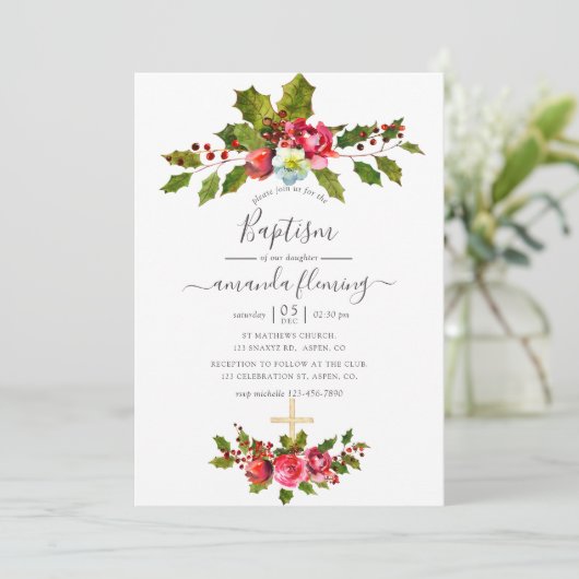 Kerstmis Kaart (Staand voorkant)