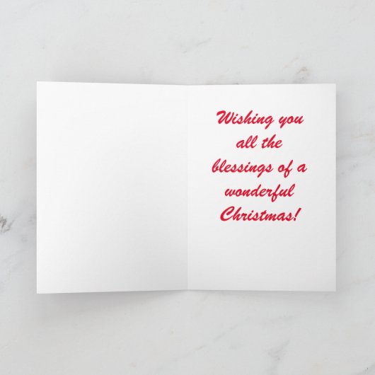 Kerstmis Kaart (Binnen)