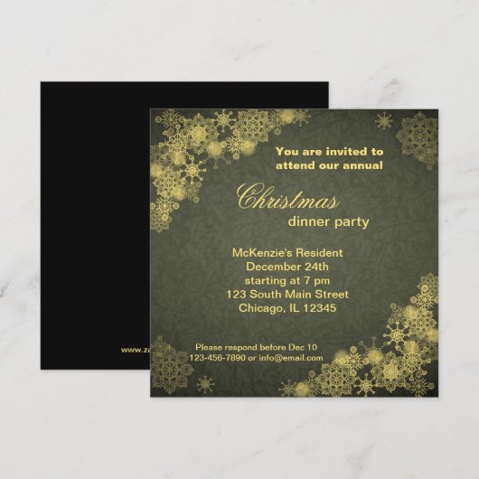 Kerstmis Kaart (Voorkant / Achterkant)