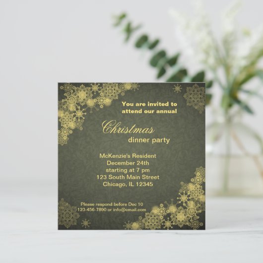 Kerstmis Kaart (Staand voorkant)