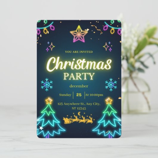 Kerstmis Kaart (Staand voorkant)