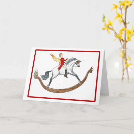 Kerstmis Kaart (Gele Bloem)