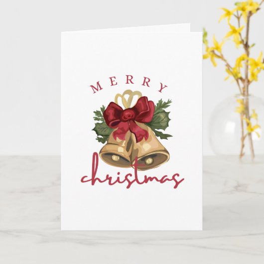 Kerstmis Kaart (Gele Bloem)