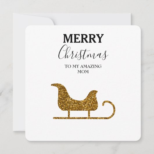 Kerstmis Kaart Amazing mam - Slaapsteen van de ker (Voorkant)