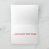 KERSTMIS KAART - CANADESE GANZEN VLIEGEN NAAR HET  (Binnen)