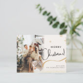 Kerstmis Kaart | Elegant Kerstfeest (Staand voorkant)