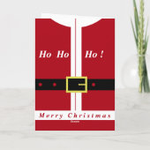 Kerstmis Kaart Grappig -  (Achterkant)