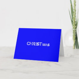 KERSTMIS KAART - Haal Christus niet uit Kerstmis