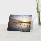 Kerstmis Kaart Mississippi Golfkust (Achterkant)