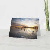 Kerstmis Kaart Mississippi Golfkust (Achterkant)