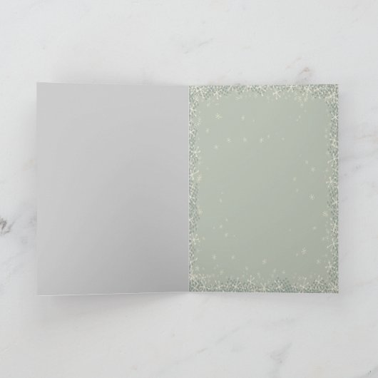 Kerstmis Kaart op landeekhoorn (Binnen)