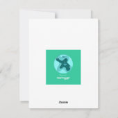 Kerstmis Kaart voor bibliothecarissen (Achterkant)