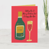 Kerstmis Kaart, Vrolijk Kerstmis Wenskaart (Voorkant)