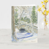 Kerstmis Kaarten met Greenwich, Ct. (Gele Bloem)