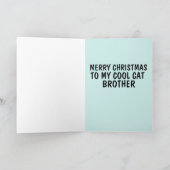 KERSTMIS KAARTEN MET KAT VOOR BROER (Binnen)