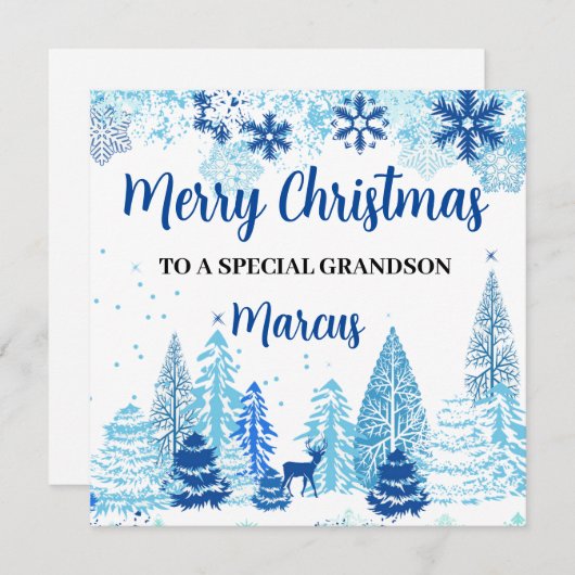 Kerstmis Kaarten, Vrolijke Kerstmis Aangepaste Kaa Feestdagenkaart (Voorkant / Achterkant)