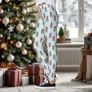 Kerstmis Kabouter Rood Groen Winter Schattig Leggings