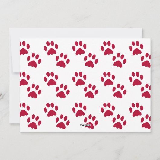 Kerstmis Kabouter Rood Vakantie Fotokaart Feestdagenkaart (Achterkant)