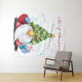 Kerstmis Kabouter Tapijt Wandkleed (In Situ (horizontaal))