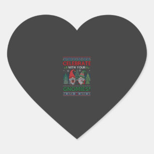Kerstmis Kabouters Bomen Rendieren Vieren Hart Sticker