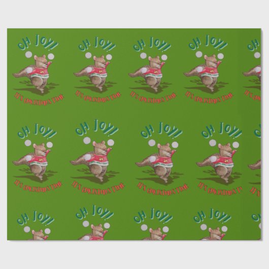 Kerstmis Kado Papier (Vlak)
