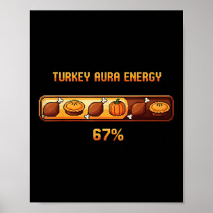 Kerstmis Kalkoen Aura Energie Bij 67 Grappige Zes Poster