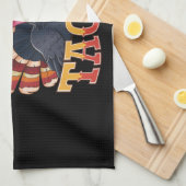 Kerstmis Kalkoen Eet Tacos Grappige Mexicaan Theedoek (Quarter Fold)