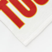 Kerstmis Kalkoen En Touchdowns Grappige Voetbal Li Fleece Deken (Hoek)