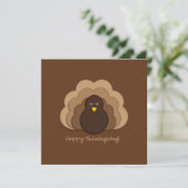 Kerstmis kalkoen kaart (Staand voorkant)