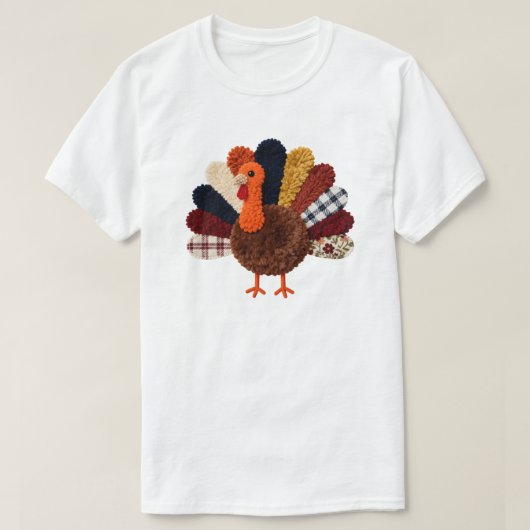 Kerstmis Kalkoen T-shirt (Design voorkant)